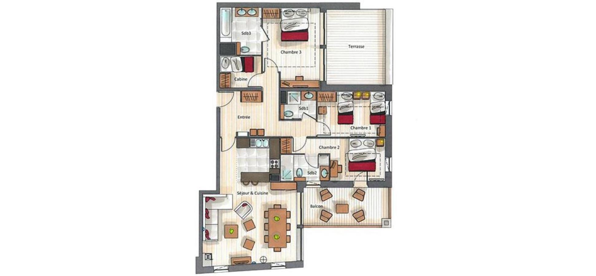 Keystone Lodge By Alpine Resorts Κουρσεβέλ Δωμάτιο φωτογραφία